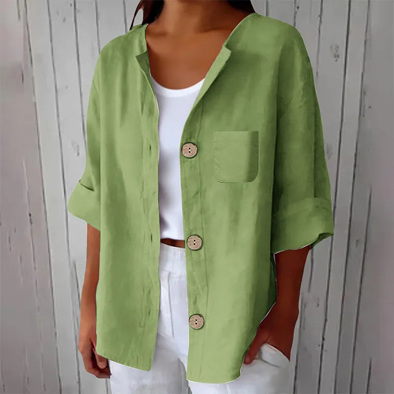 Azelia - Camicia estiva a vestibilità ampia dal tocco morbido