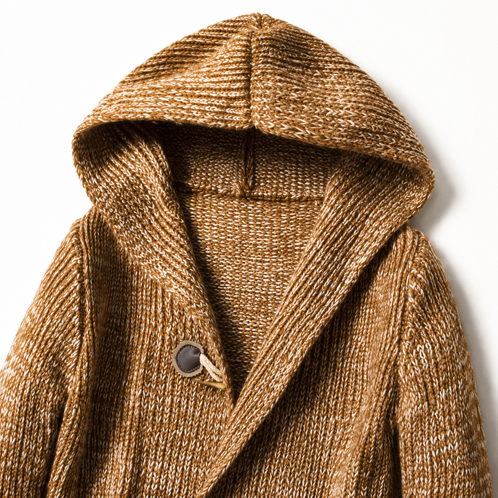 Raevan - Cardigan con cappuccio morbido al tatto