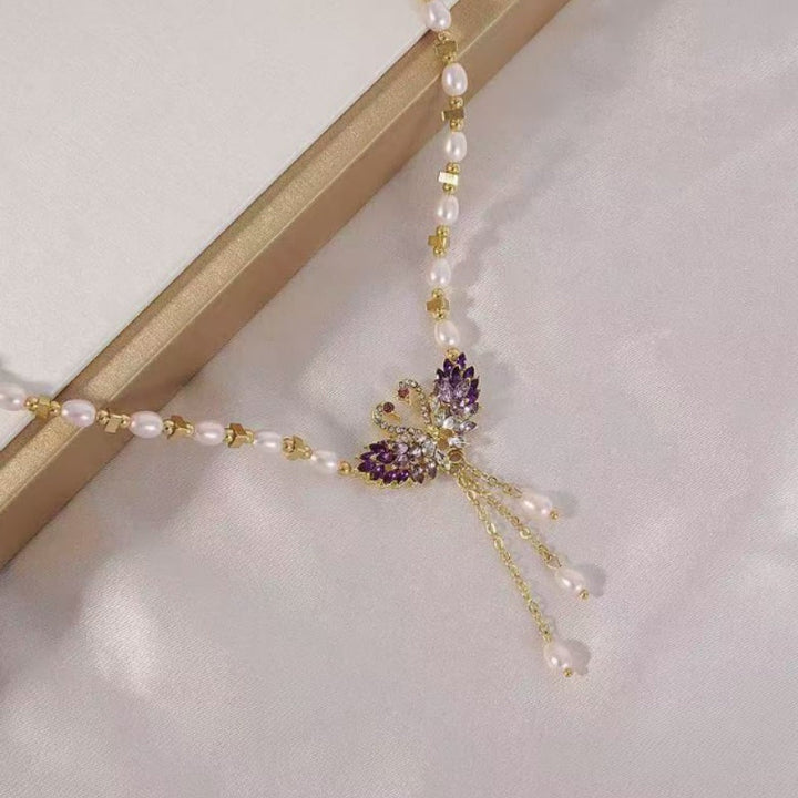 Wenisa - Collana con ciondolo a forma di cigno