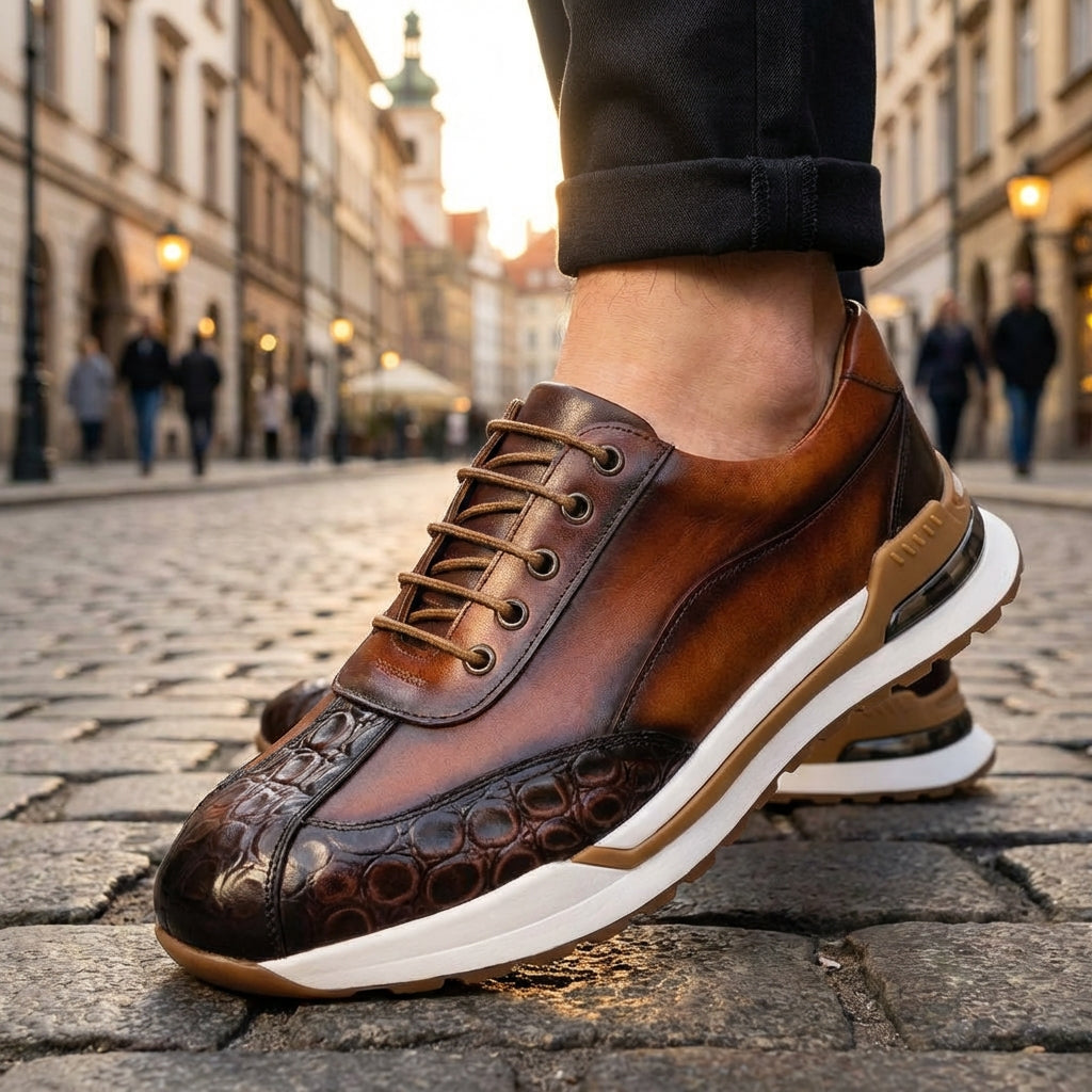Huxley - Sneakers casual con finitura testurizzata