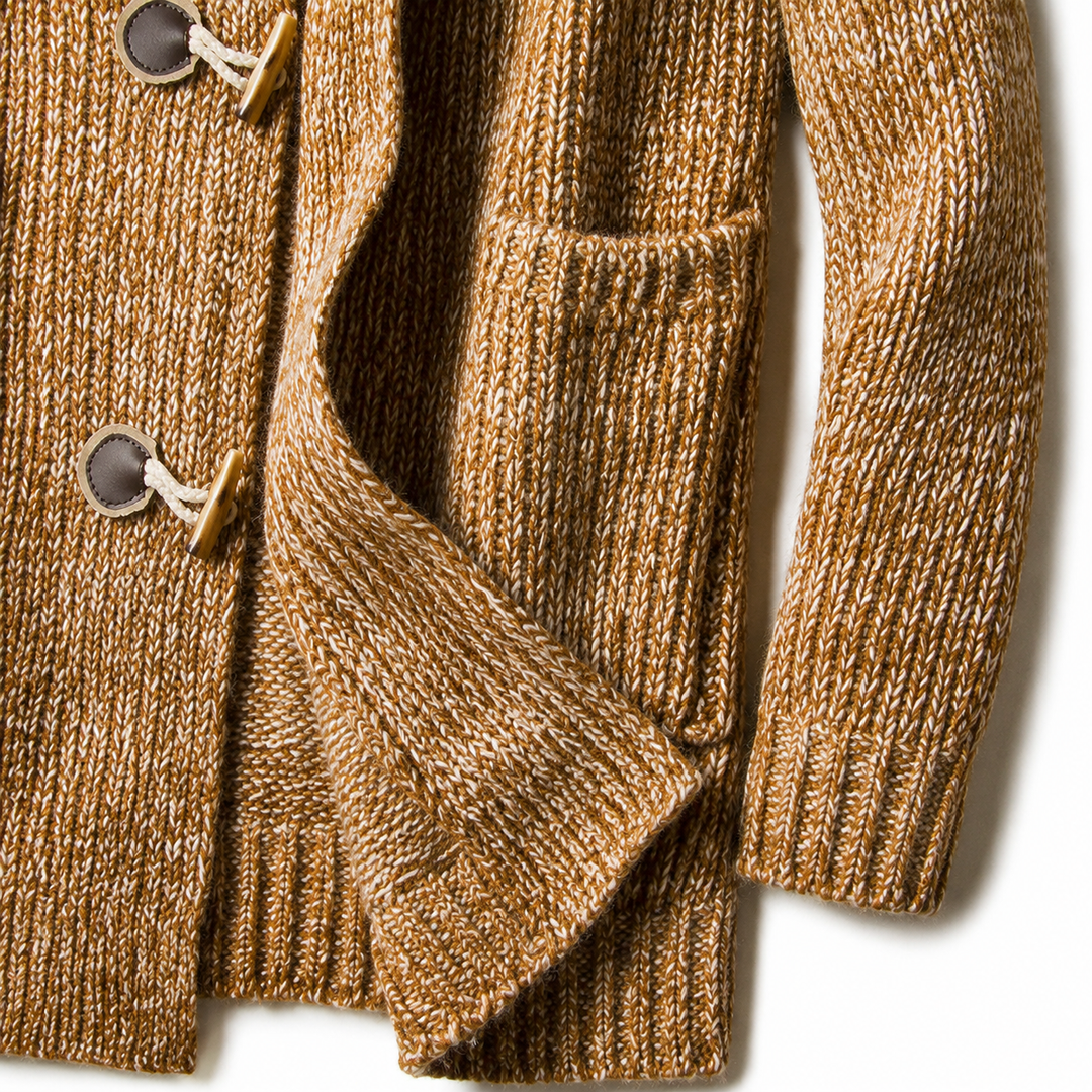 Raevan - Cardigan con cappuccio morbido al tatto