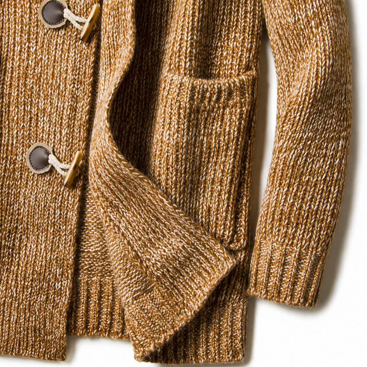 Raevan - Cardigan con cappuccio morbido al tatto