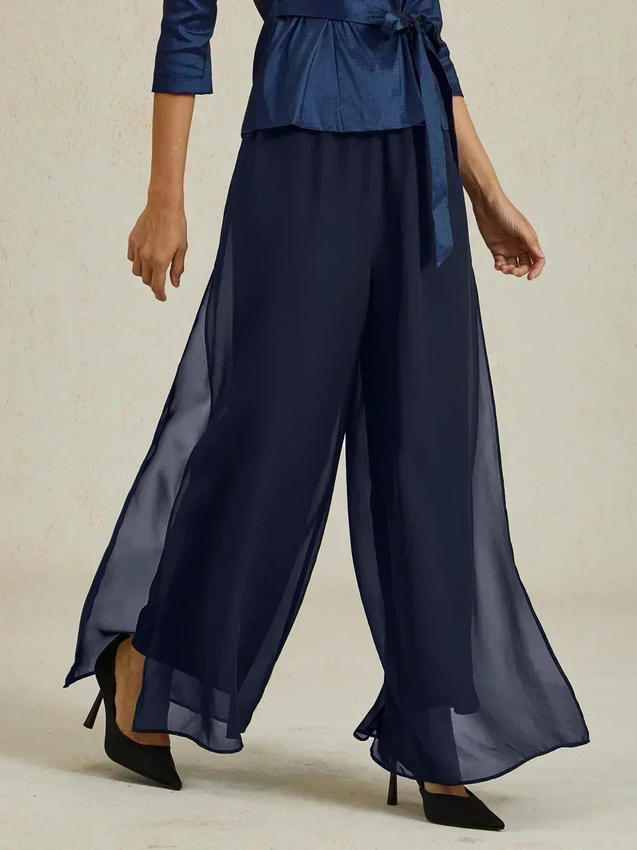 Tairess - Pantaloni a gamba larga