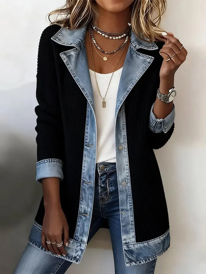Zyrelle - Cardigan casual in maglia a bottoni