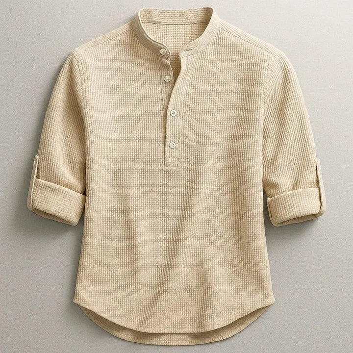 Jarvis - Maglia Henley lavorata