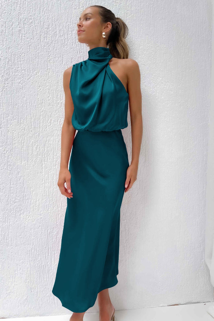 Theodosia - Abito lungo drappeggiato
