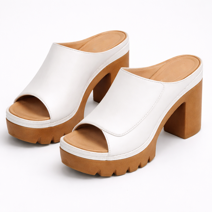 Melisande - Tacchi con plateau lucidi