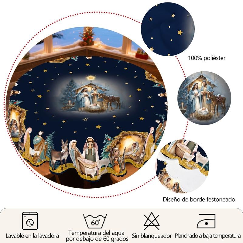 Isanisse - Tovaglia Decorativa di Natale