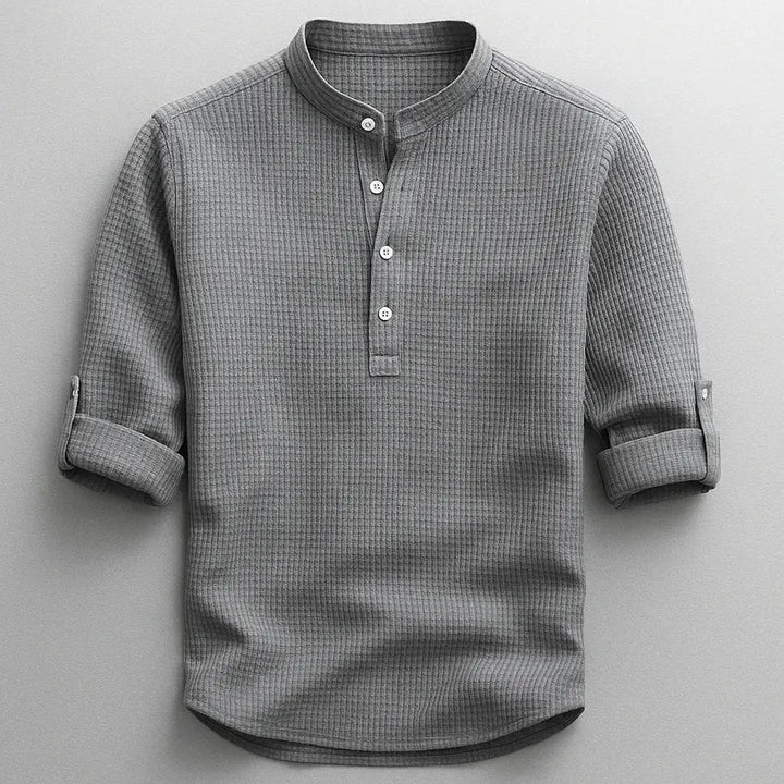 Jarvis - Maglia Henley lavorata