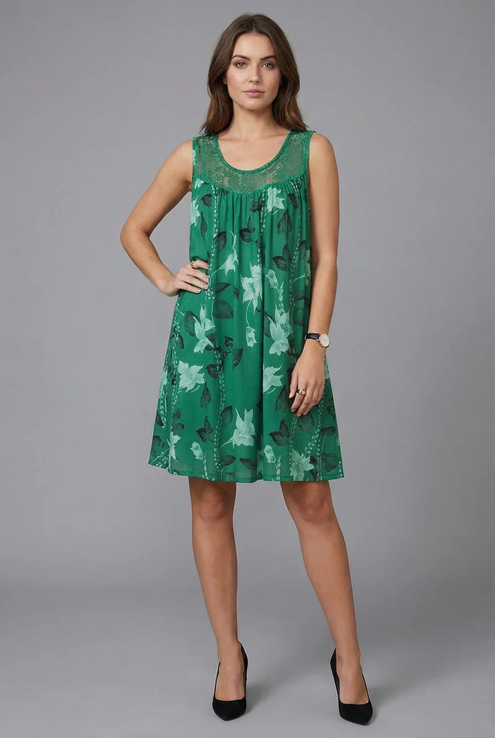Ariadne - Abito elegante a stampa floreale
