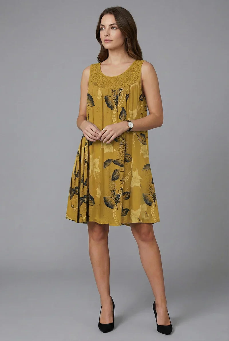 Ariadne - Abito elegante a stampa floreale