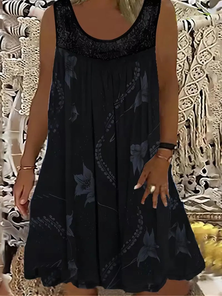 Ariadne - Abito elegante a stampa floreale