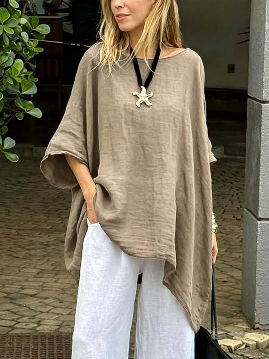 Bethany - Tunica oversize con maniche a pipistrello