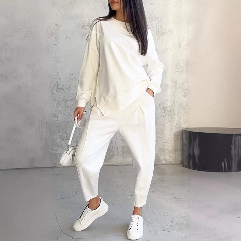 Eulavie - Completo loungewear oversize effetto soft touch