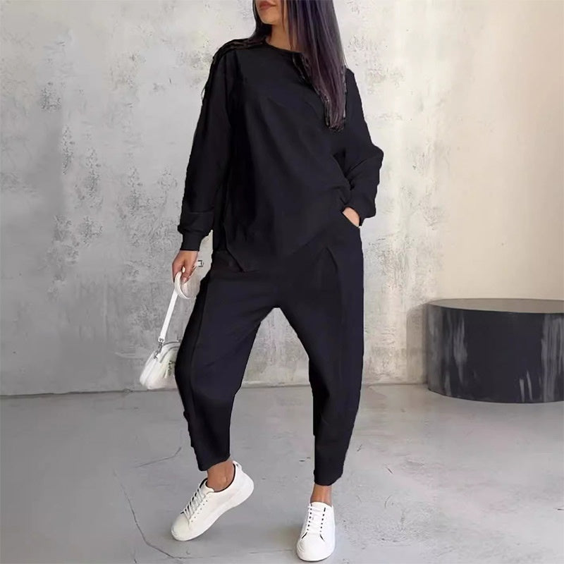 Eulavie - Completo loungewear oversize effetto soft touch