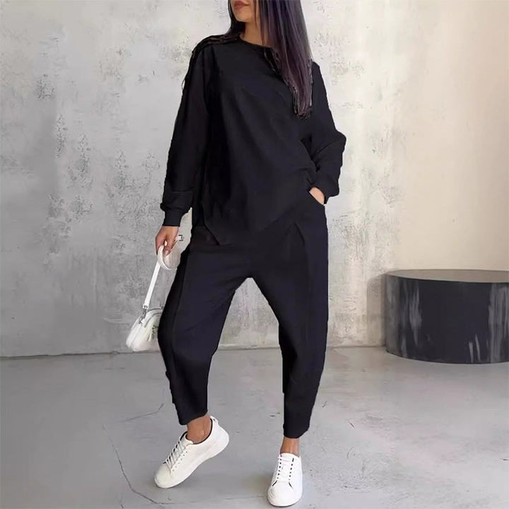Eulavie - Completo loungewear oversize effetto soft touch