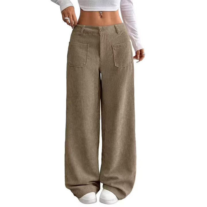 Eithne - Pantaloni a gamba larga dal tocco morbido
