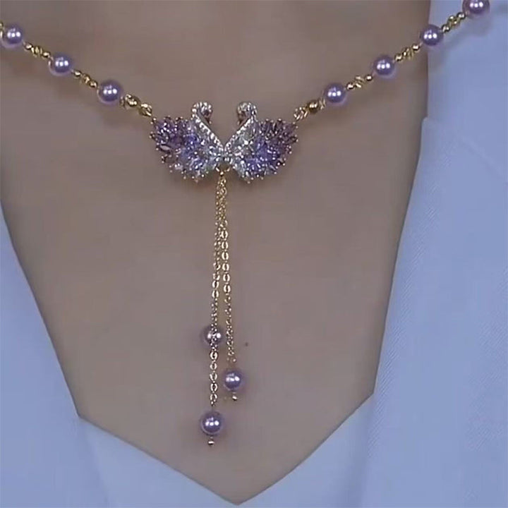 Wenisa - Collana con ciondolo a forma di cigno