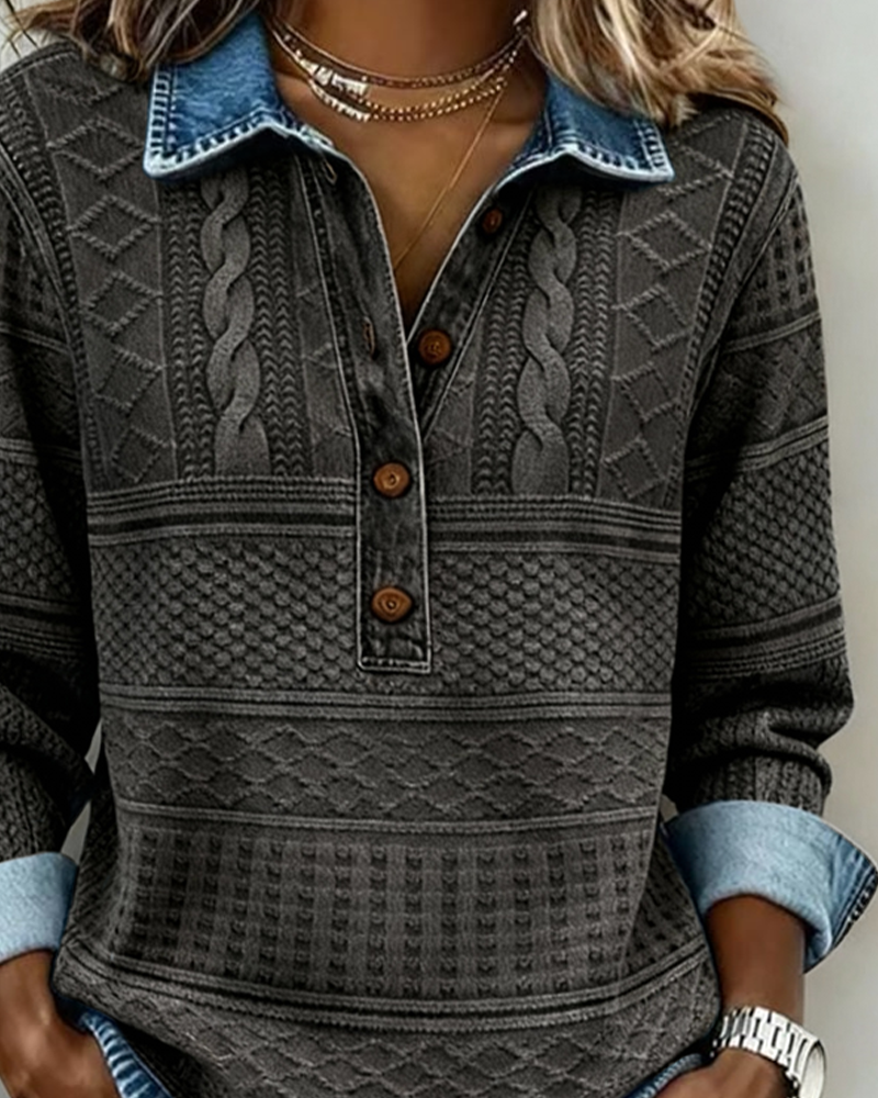 Orlissey - Camicia a bottoni testurizzata