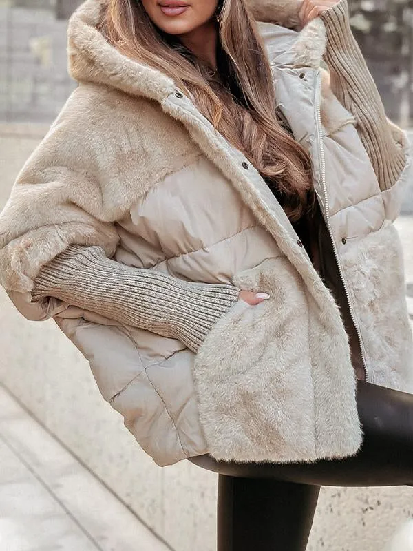 Audra - Giacca invernale con cappuccio imbottito