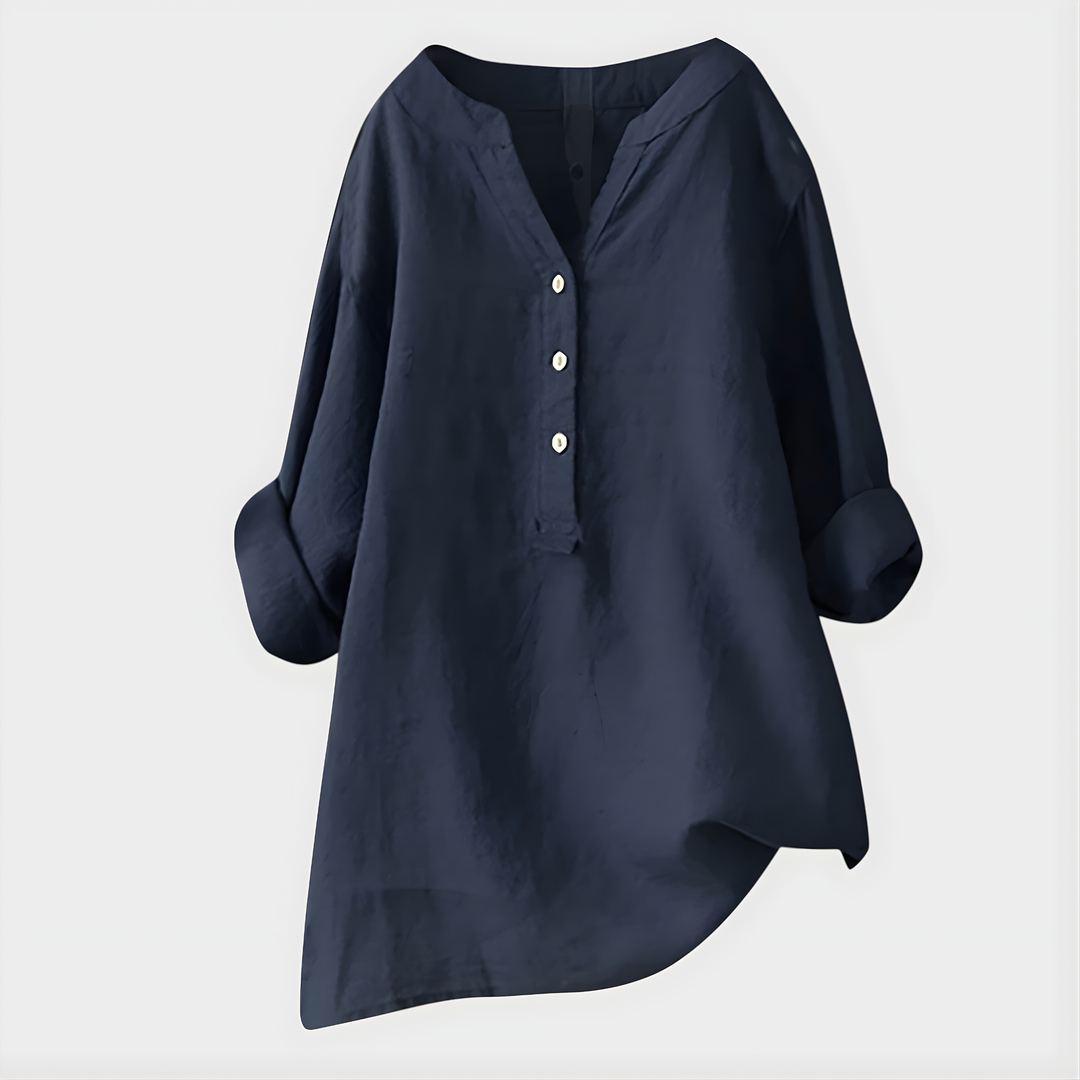 Fenella - Blusa tunica con bottoni
