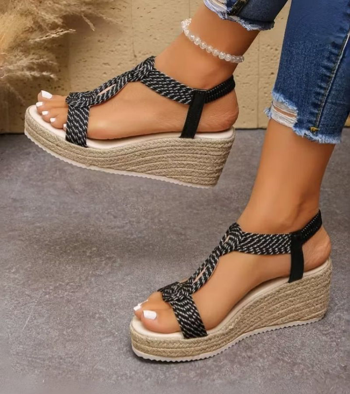 Damarisse - Sandali con zeppa premium