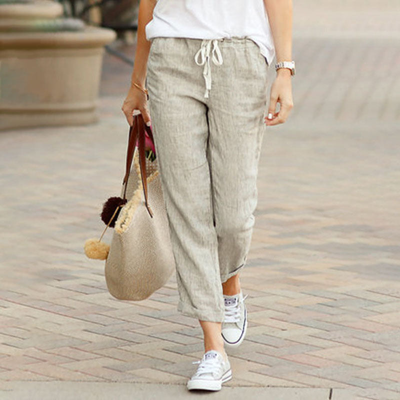 Lisette - Pantaloni traspiranti con coulisse