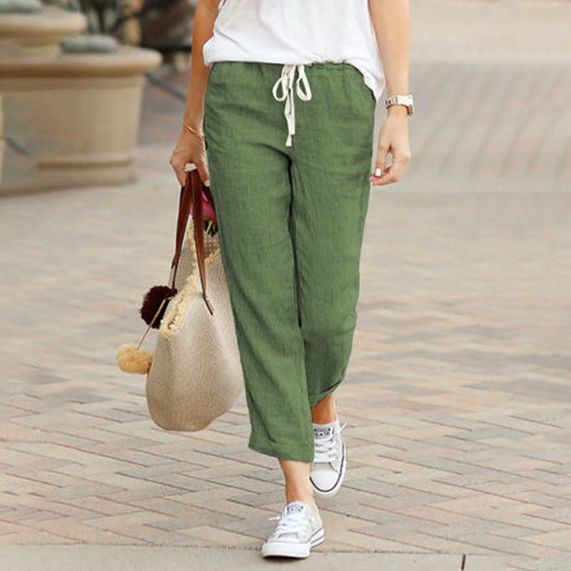Lisette - Pantaloni traspiranti con coulisse