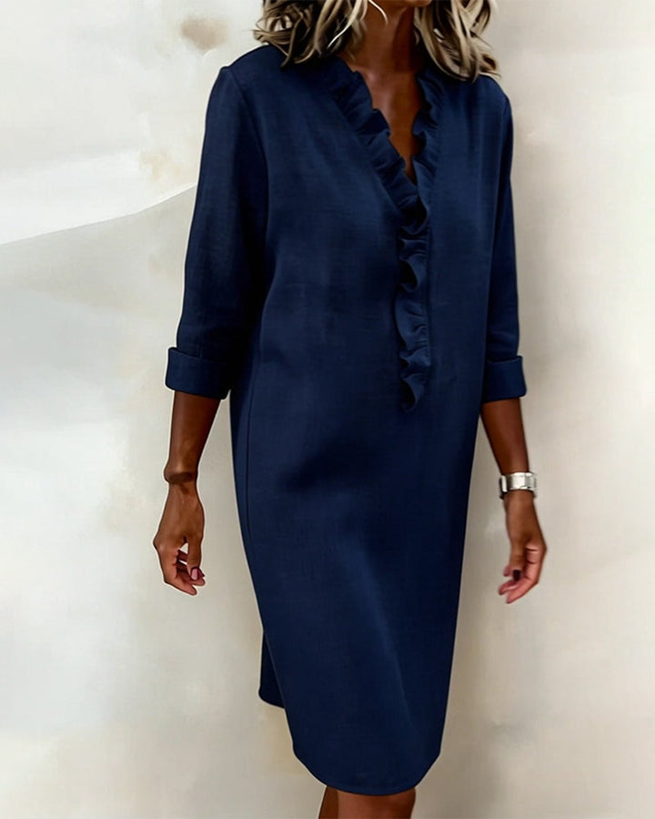 Dorelle - Abito a righe in lino