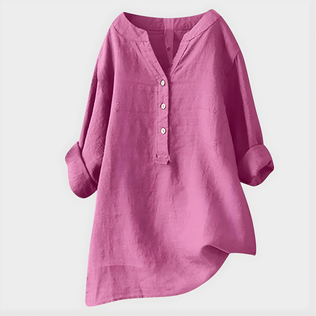 Fenella - Blusa tunica con bottoni
