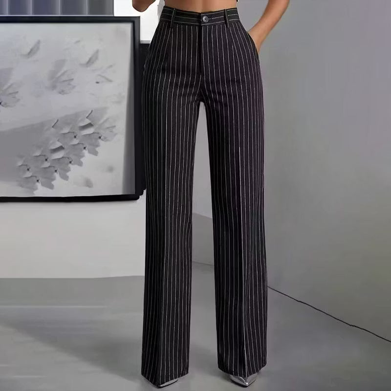 Blyss - Pantaloni sartoriali a righe larghe