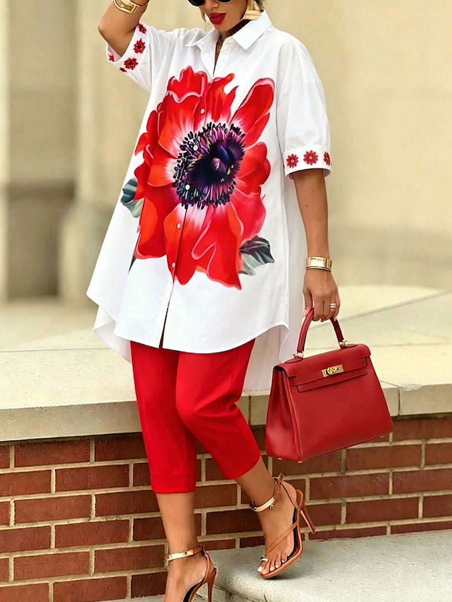 Xaviera - Coordinato boho a due pezzi dal tocco morbido