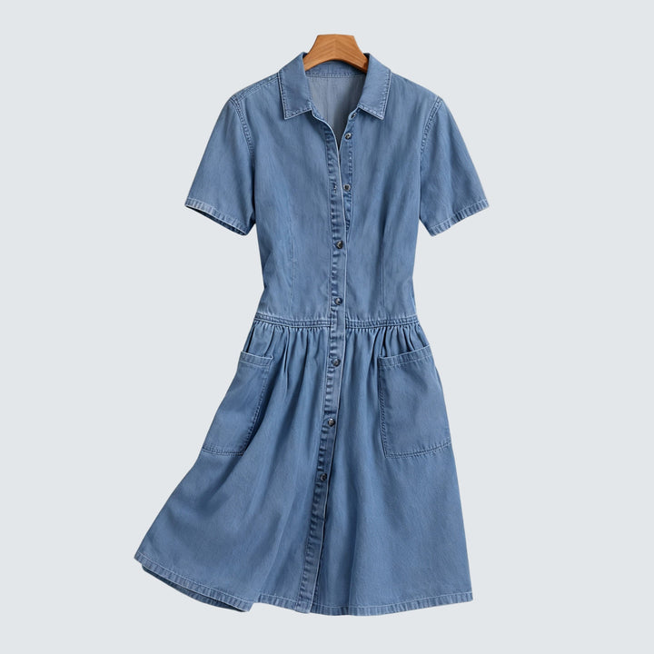 Brenna - Abito drappeggiato leggero