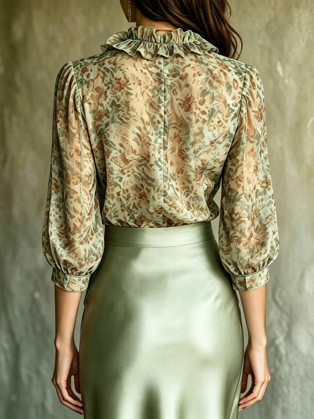 Fiorabelle - Coordinato blusa e gonna di lusso