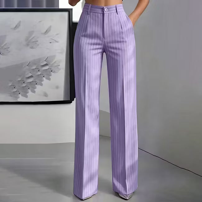 Blyss - Pantaloni sartoriali a righe larghe