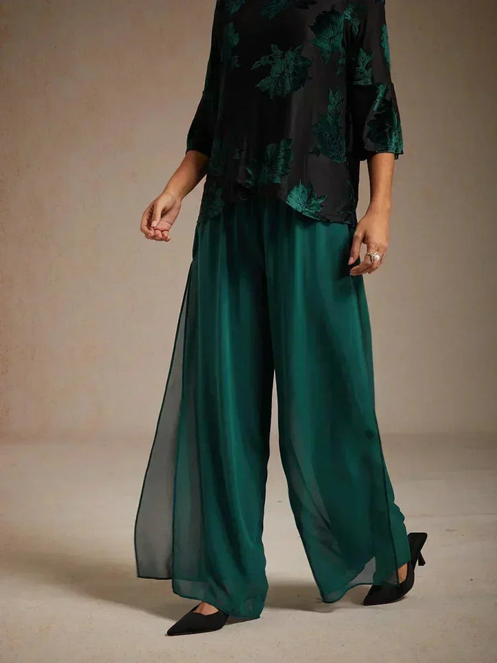 Tairess - Pantaloni a gamba larga