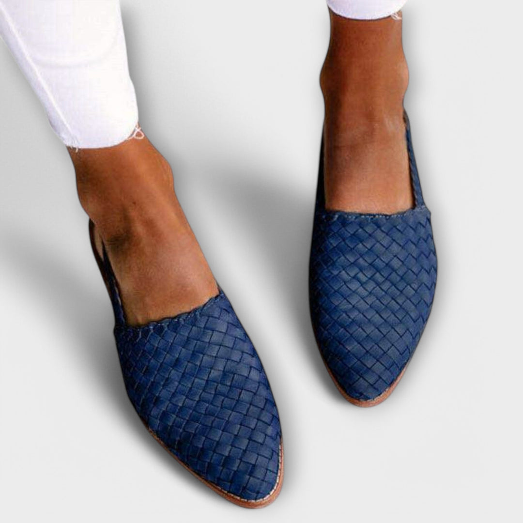 Jesselle - Ballerine slingback intrecciate