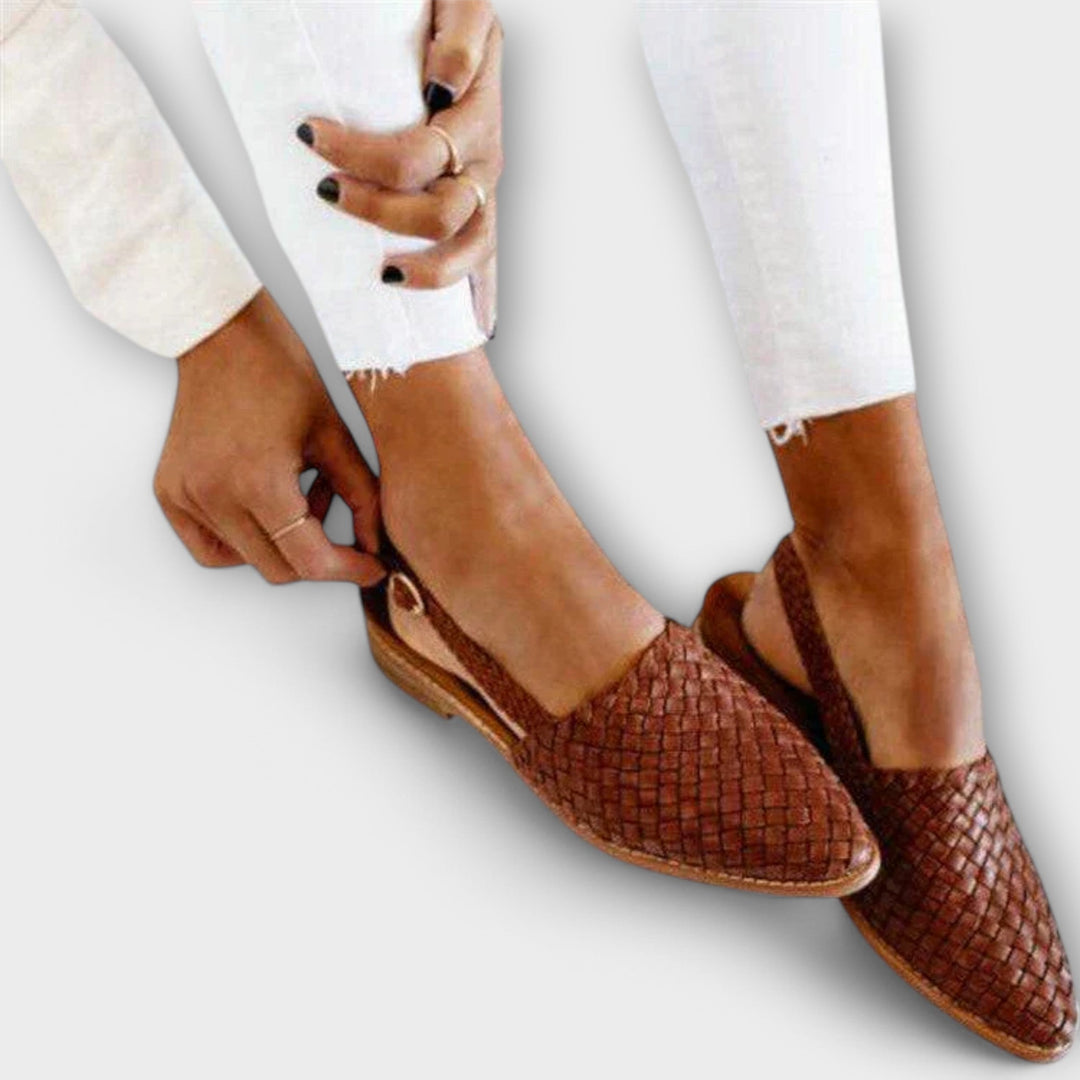 Jesselle - Ballerine slingback intrecciate