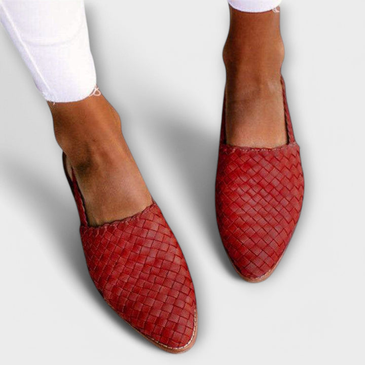 Jesselle - Ballerine slingback intrecciate