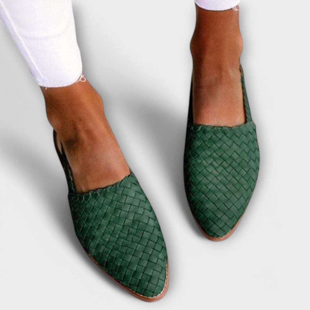 Jesselle - Ballerine slingback intrecciate