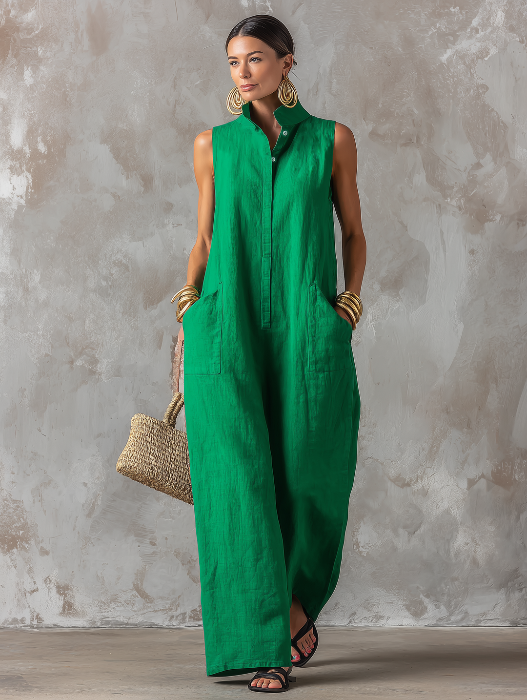 Ondine - Salopette leggera a bretelle