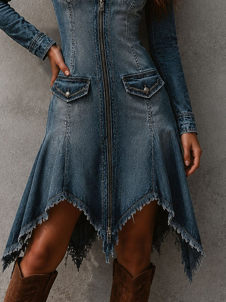Damarine - Abito midi boho premium