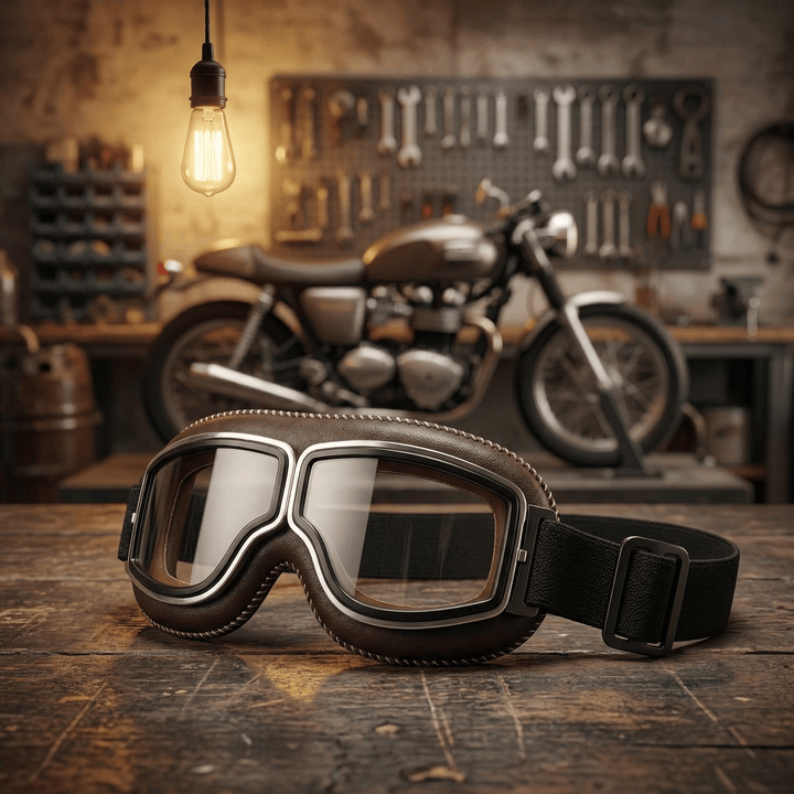 Alaric - Occhiali da moto vintage