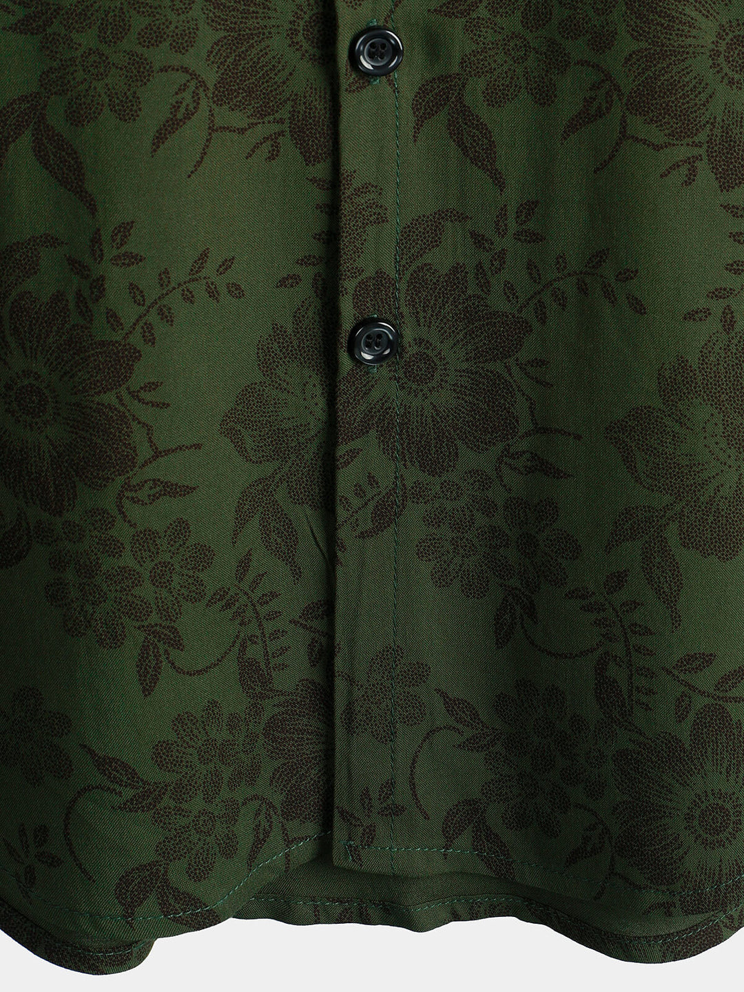 Leoric - Camicia leggera a maniche corte con stampa floreale