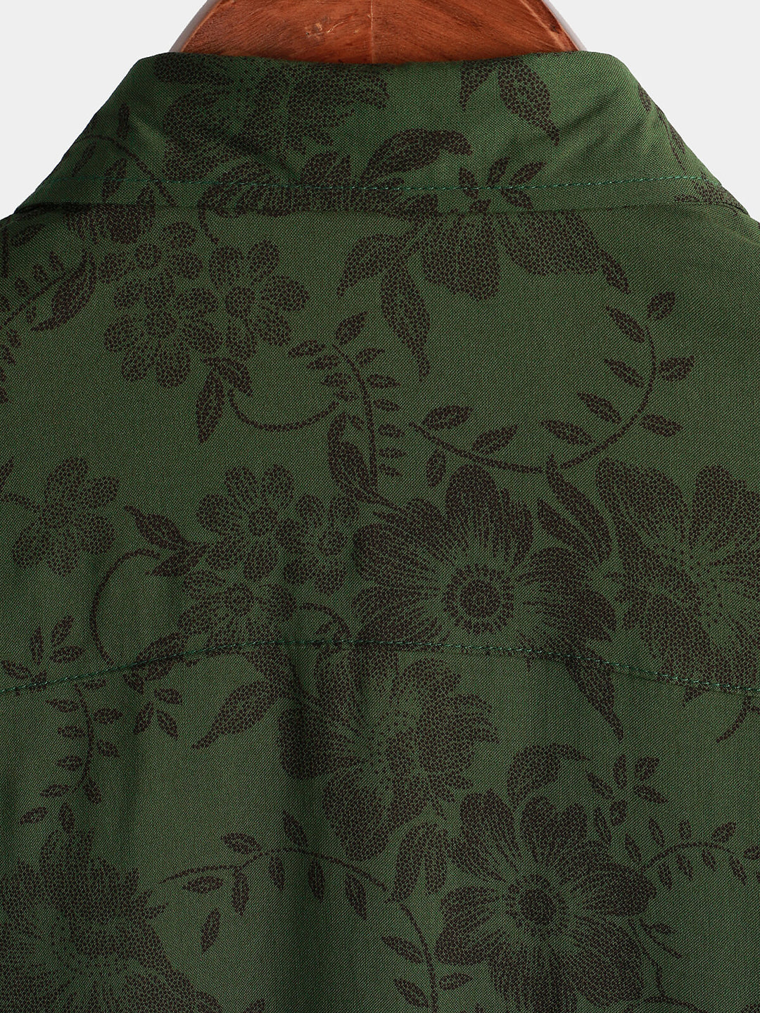 Leoric - Camicia leggera a maniche corte con stampa floreale