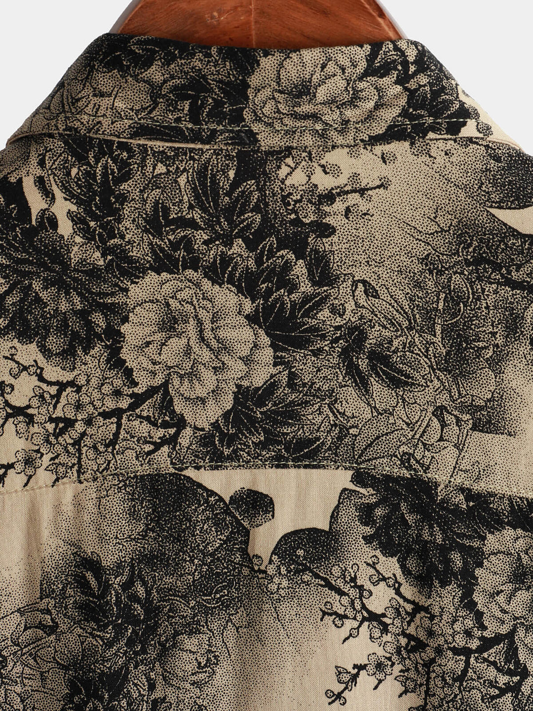 Leoric - Camicia leggera a maniche corte con stampa floreale