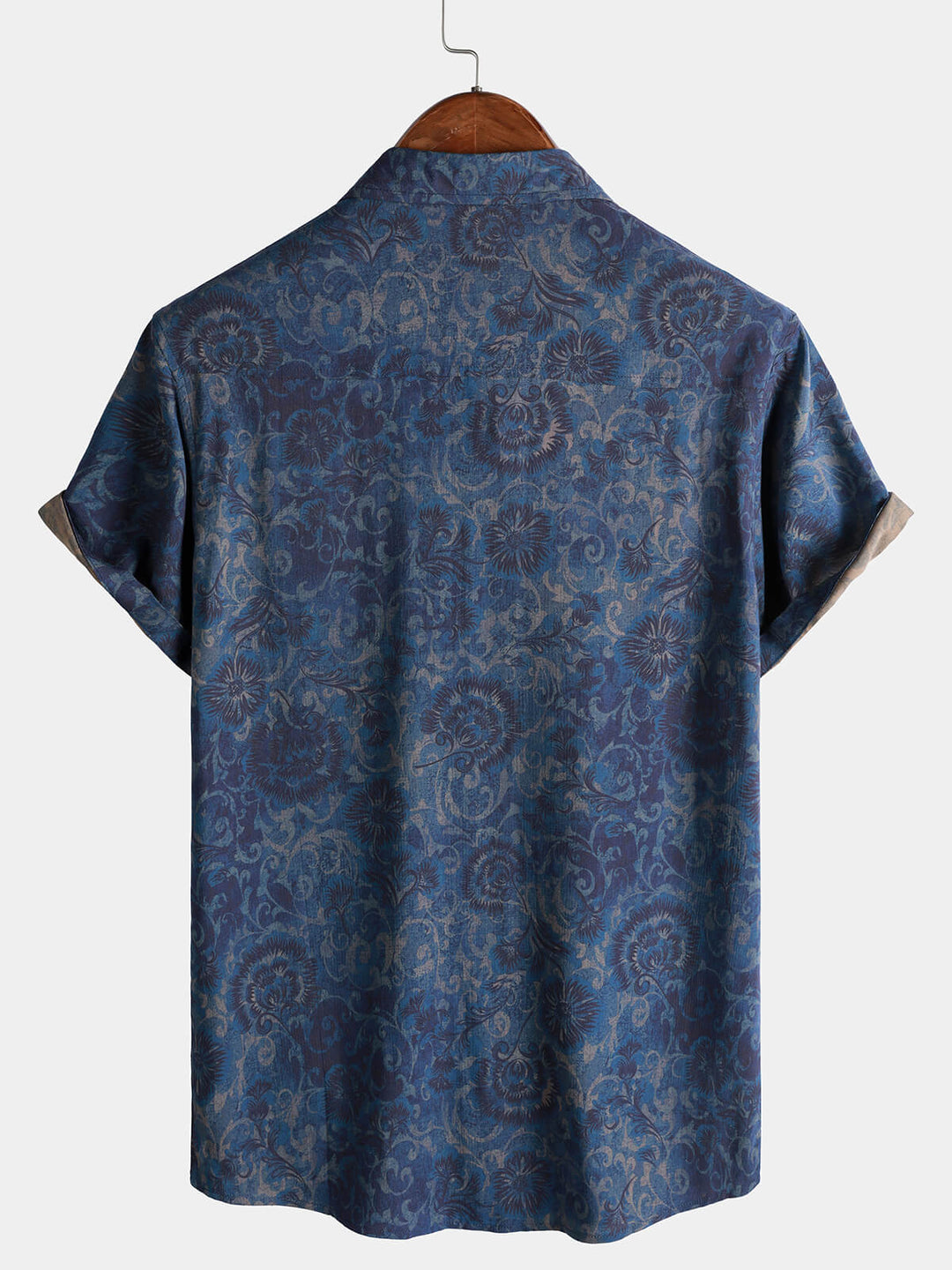 Leoric - Camicia leggera a maniche corte con stampa floreale