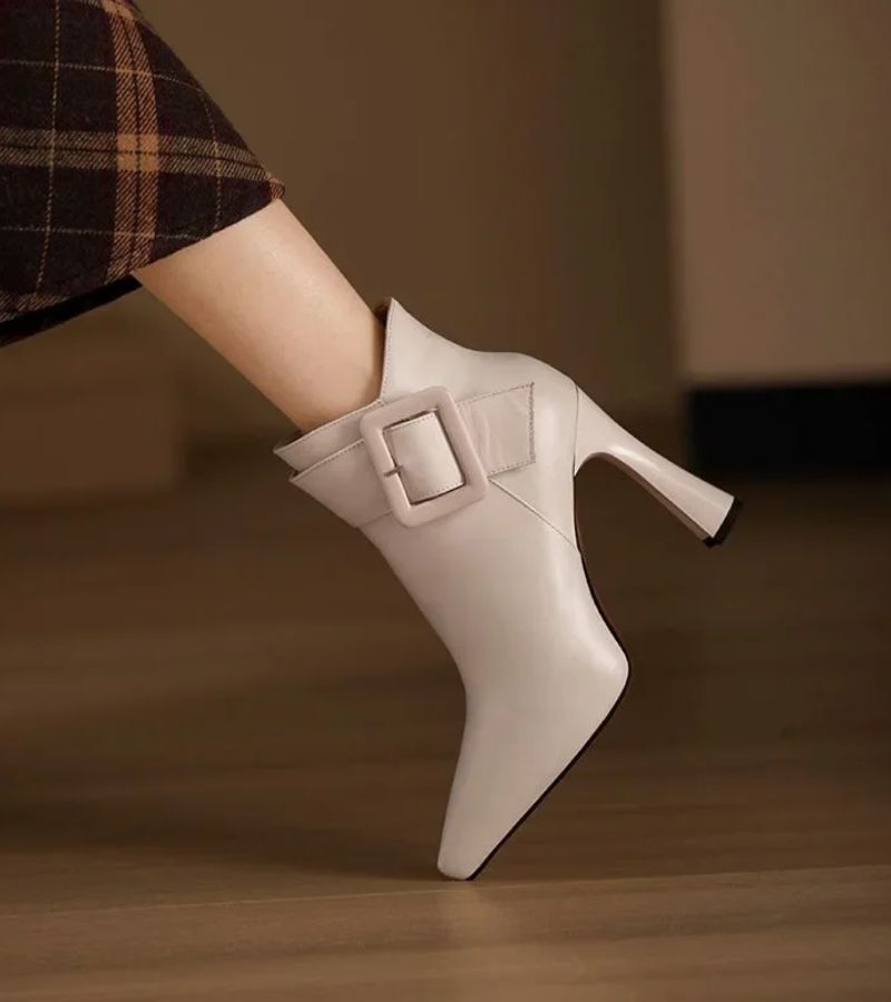 Erina - Stivaletti con tacco scultoreo