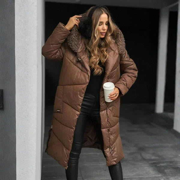 Norelline - Cappotto imbottito con cappuccio