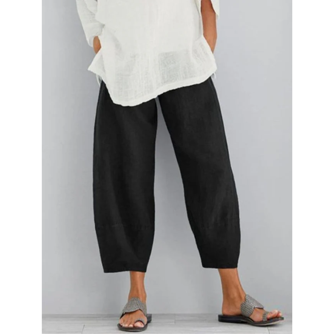 Perla - Pantaloni in lino leggeri